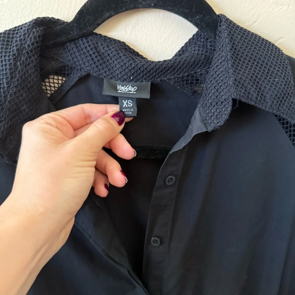 60. Mossimo Black Collared Dress – Size XS